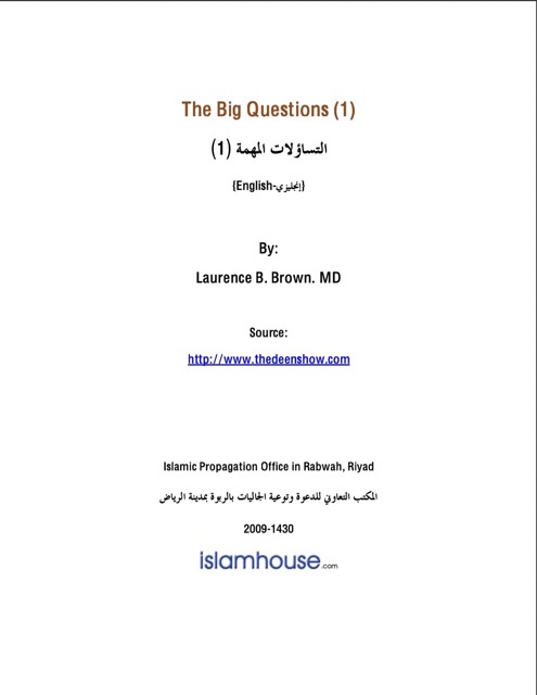 The Big Questions