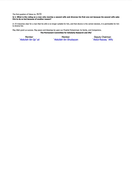 A man marrying another woman due to the unsuitability of the first